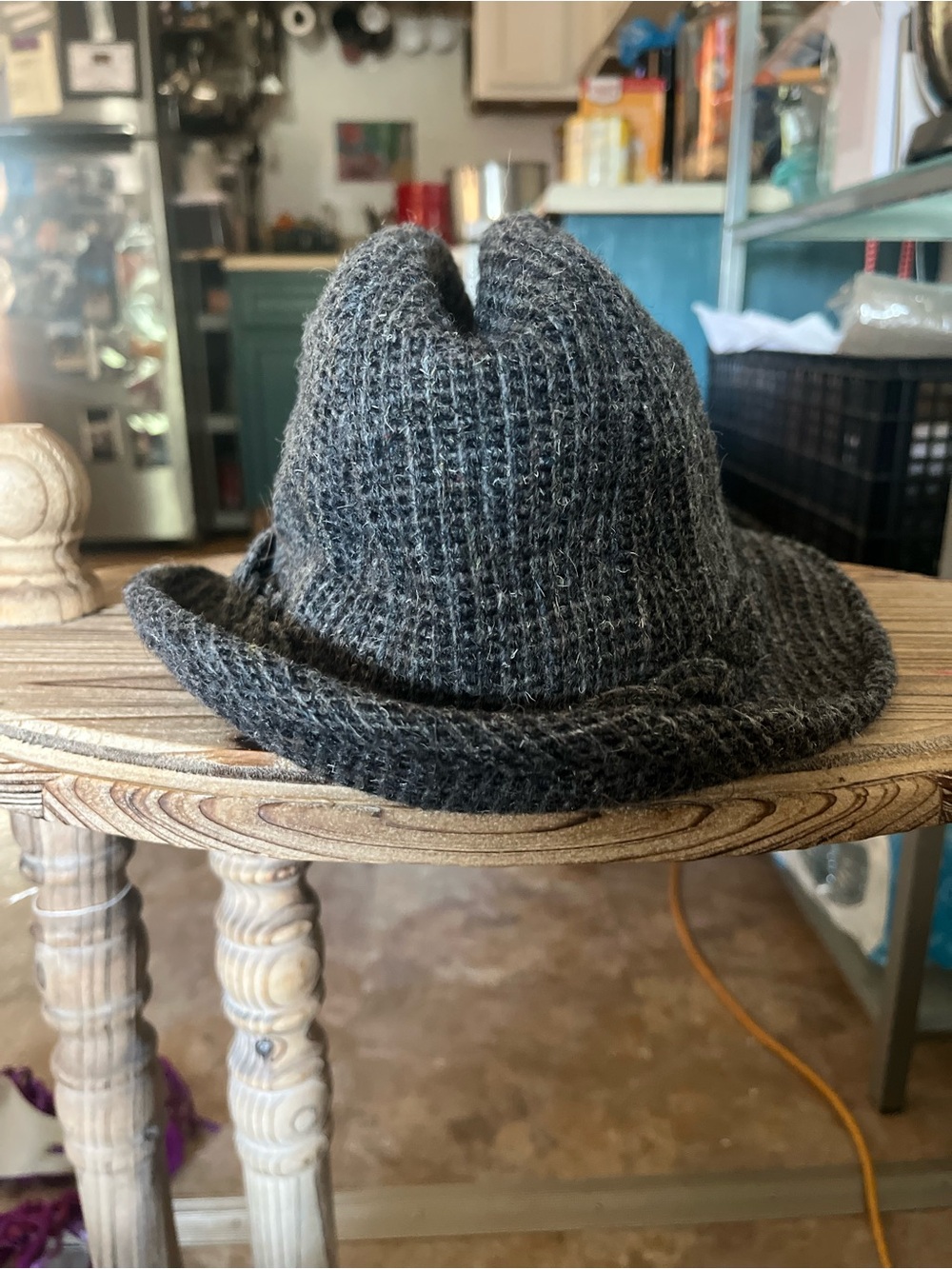 Stetson Gray Knit Bucket Hat